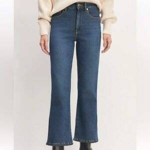 Everlane Dark Blue Slim Boot Cut Jeans